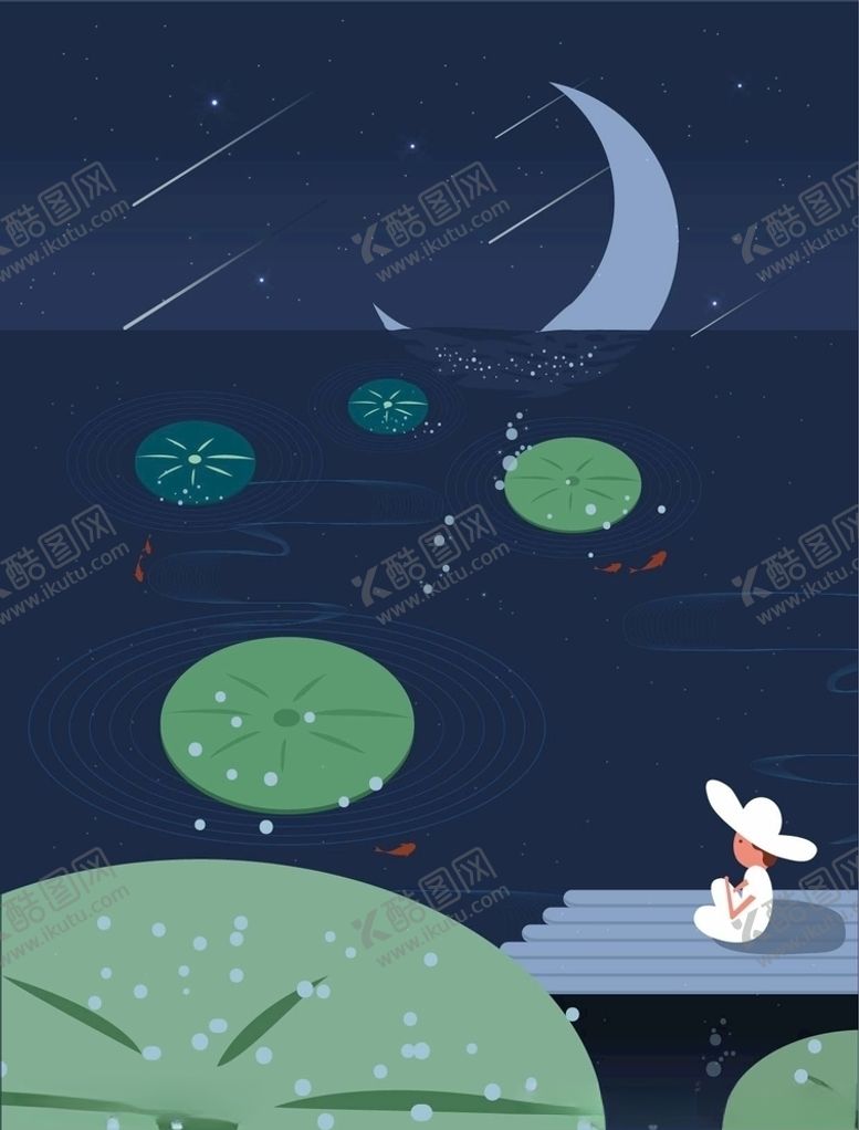 编号：68239110050357199377【酷图网】源文件下载-荷塘月色