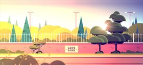 卡通街景