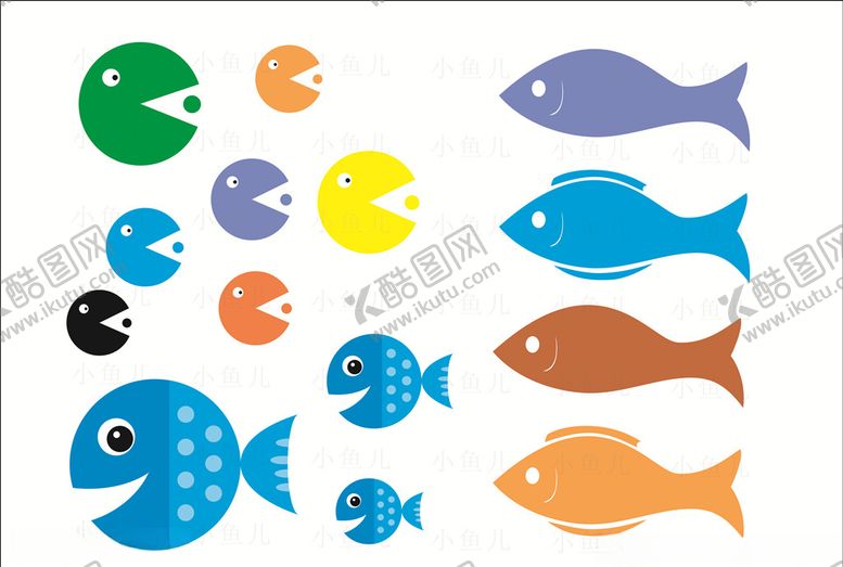 编号：42903309270136075053【酷图网】源文件下载-鱼矢量鱼