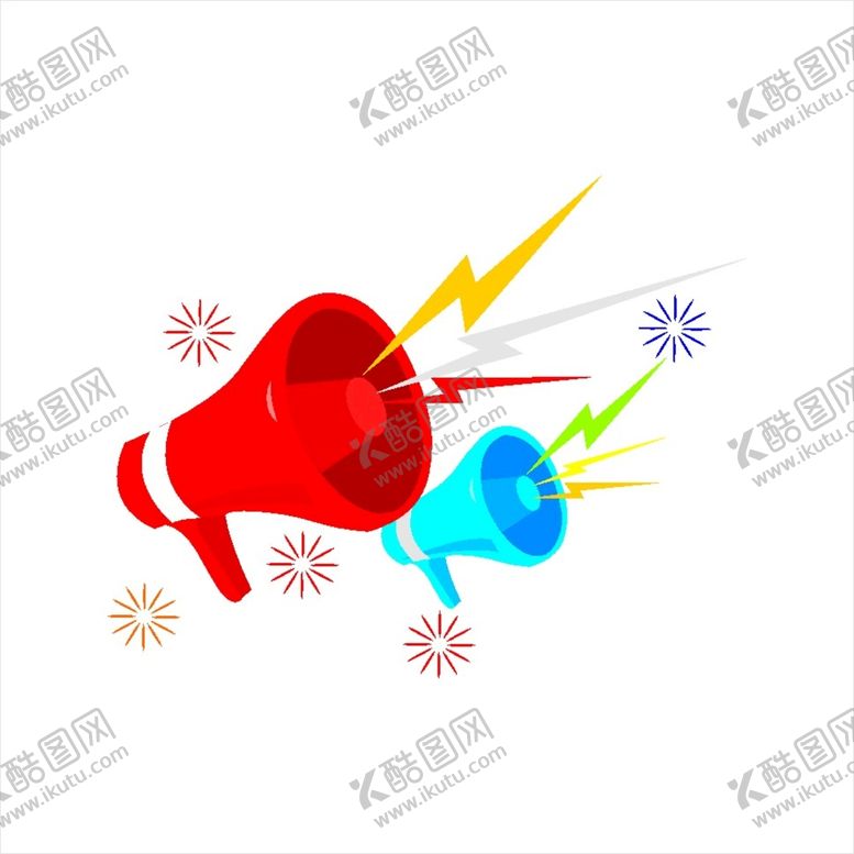 编号：70121410160109182613【酷图网】源文件下载-卡通喊话喇叭