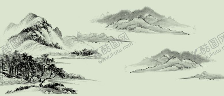 编号：26905506290951017643【酷图网】源文件下载-水墨山