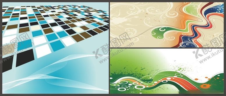 编号：56535110310424543427【酷图网】源文件下载-炫丽线条花纹背景几何背景