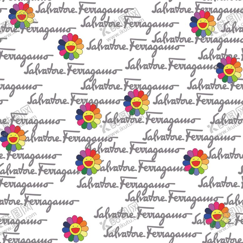 编号：39885109121521277381【酷图网】源文件下载-英文小花白底