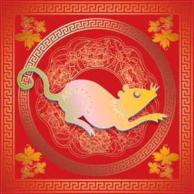 喜庆窗贴猴子过年火爆海报