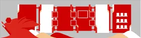 党建中国梦永远跟走雕塑