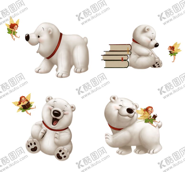 编号：91352609230534015937【酷图网】源文件下载-卡通北极熊