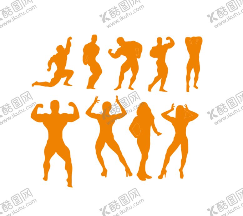 编号：36363501250821238612【酷图网】源文件下载-健身剪影