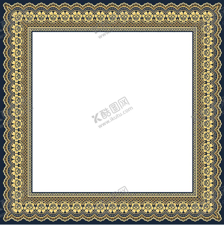 编号：49957210110444217060【酷图网】源文件下载-相框欧式花纹