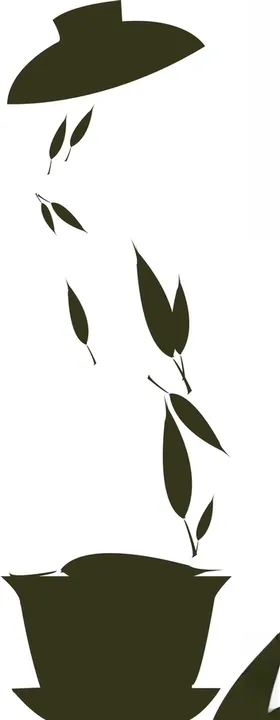 底纹边框山水画硅藻泥矢量