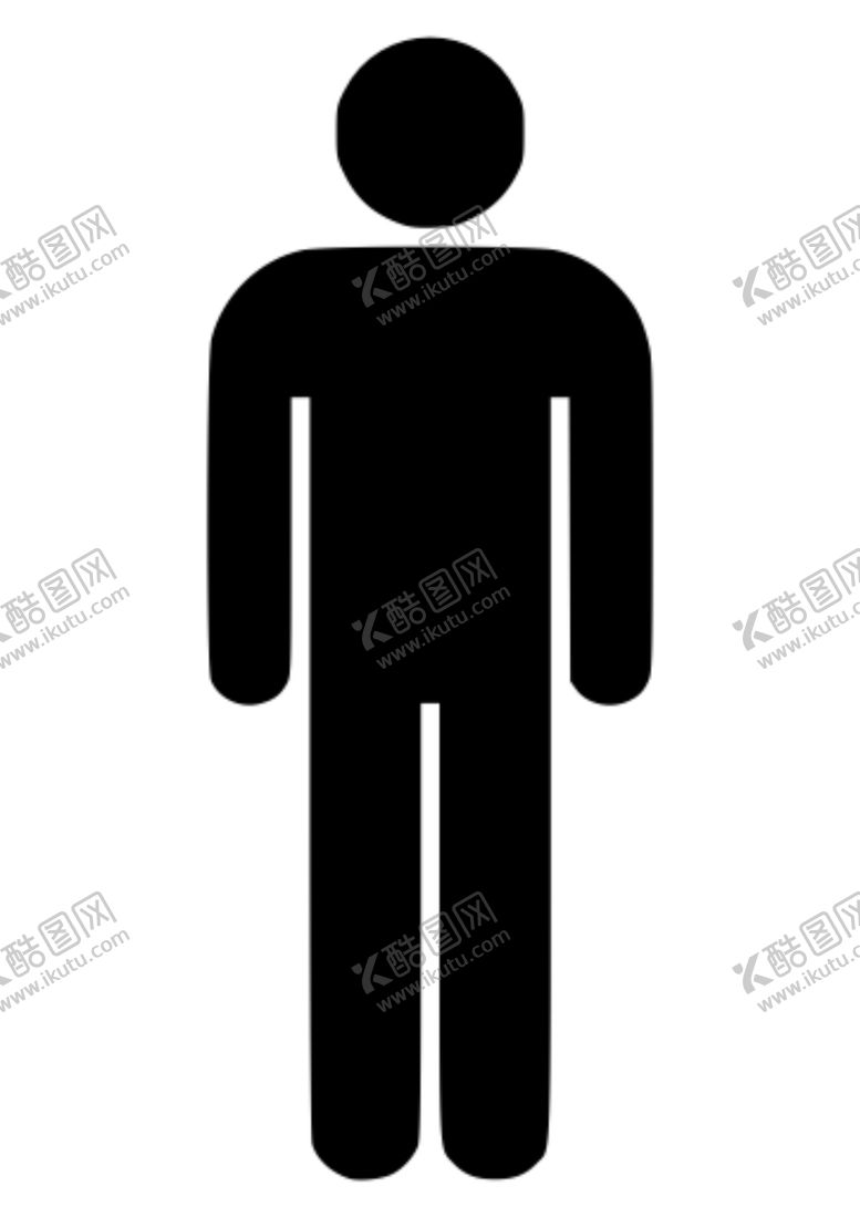 编号：87699905062104485821【酷图网】源文件下载-男厕所标志