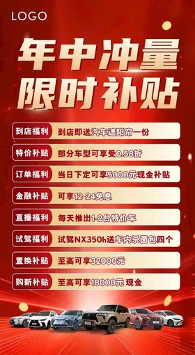 年中冲量限时补贴