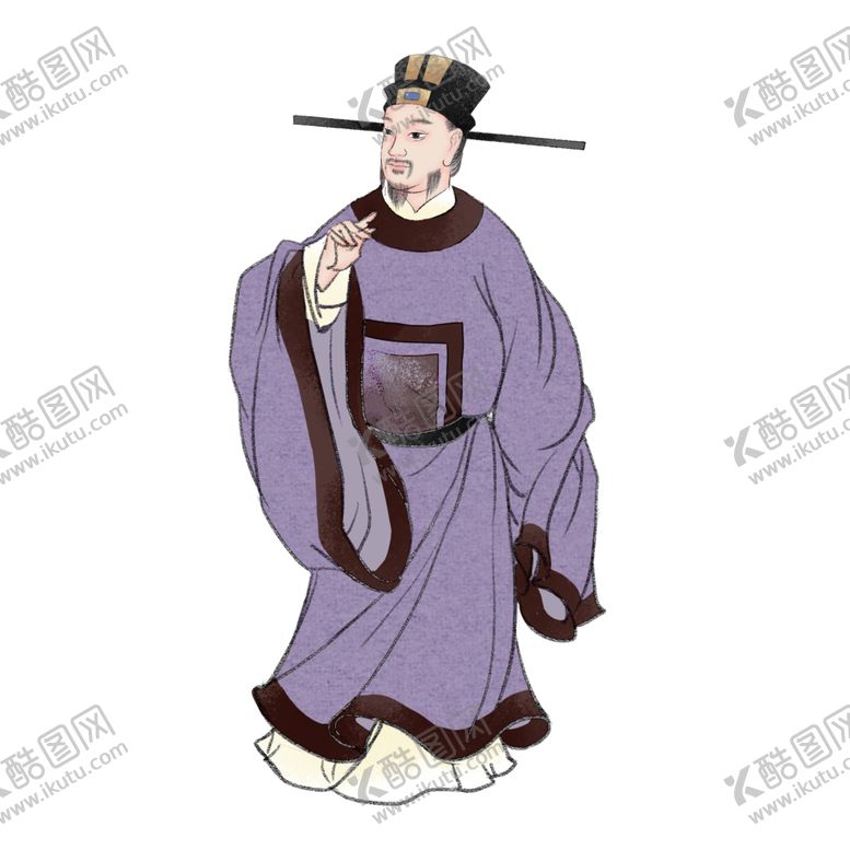 编号：53154106271358307240【酷图网】源文件下载-国学人物插画