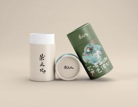 中式茶叶包装展示