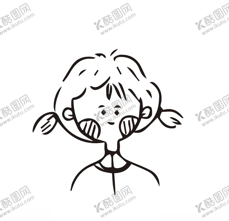 编号：73989104121324348477【酷图网】源文件下载-卡通女孩