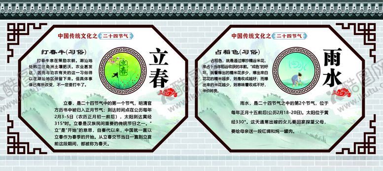 编号：79020012222138371379【酷图网】源文件下载-二十四节气立春雨水