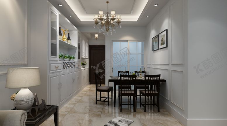 编号：87541809281719447580【酷图网】源文件下载-家装餐厅效果图