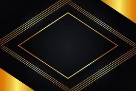 金色花纹黑色背景图片装饰暗质感
