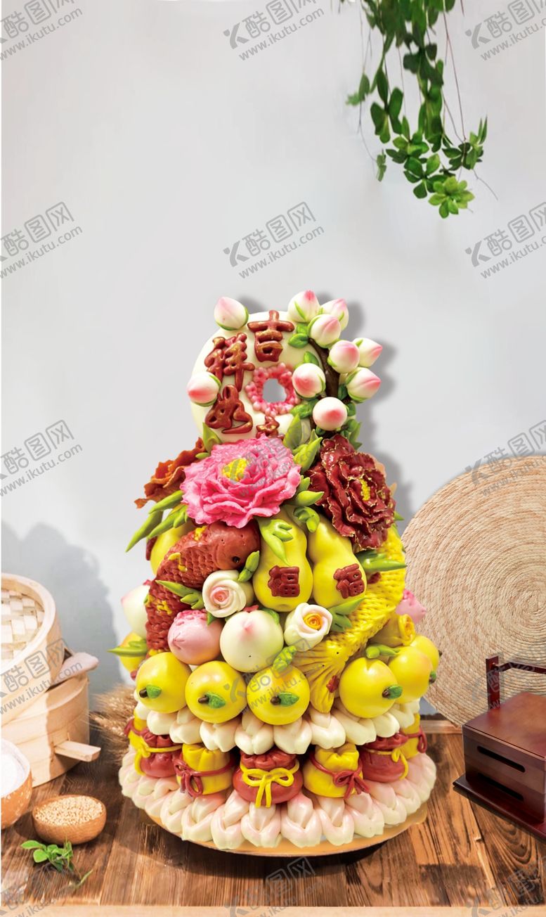 编号：30303001150444252104【酷图网】源文件下载-面食花饽饽主图