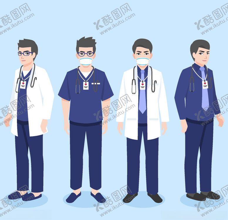 编号：91640209200800218794【酷图网】源文件下载-卡通医生