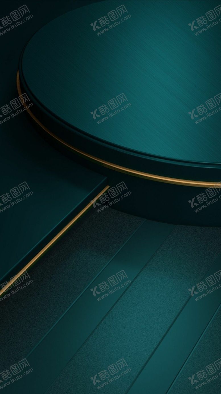 编号：28061309181113105308【酷图网】源文件下载-绿色质感孔雀蓝海报背景