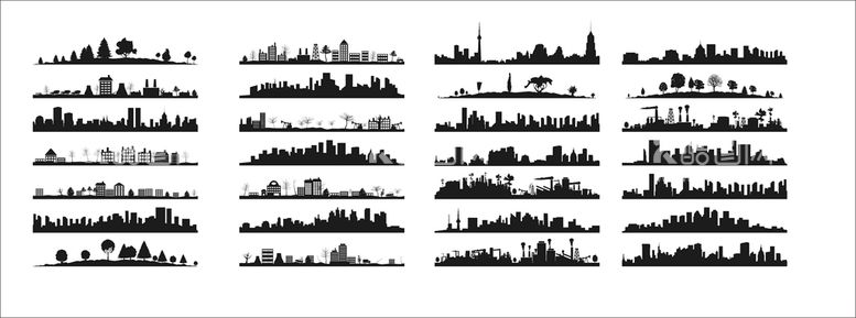 编号：64814110220041295516【酷图网】源文件下载-城市剪影