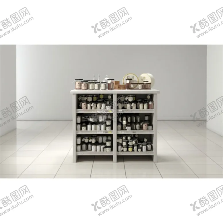 编号：46016001121622265078【酷图网】源文件下载-C4D模型超市货架