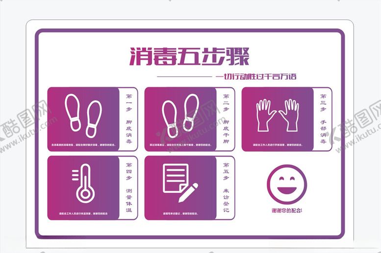 编号：15069005160416544725【酷图网】源文件下载-消毒五步骤