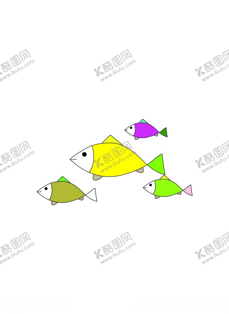 编号：25914009121341042824【酷图网】源文件下载-小鱼免扣图矢量图