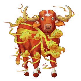 牛年图标图形标识素材