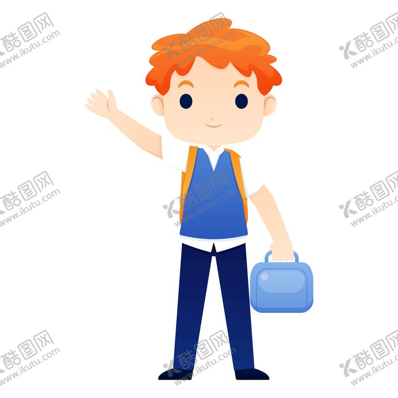 编号：98243010090054533625【酷图网】源文件下载-卡通学生形象