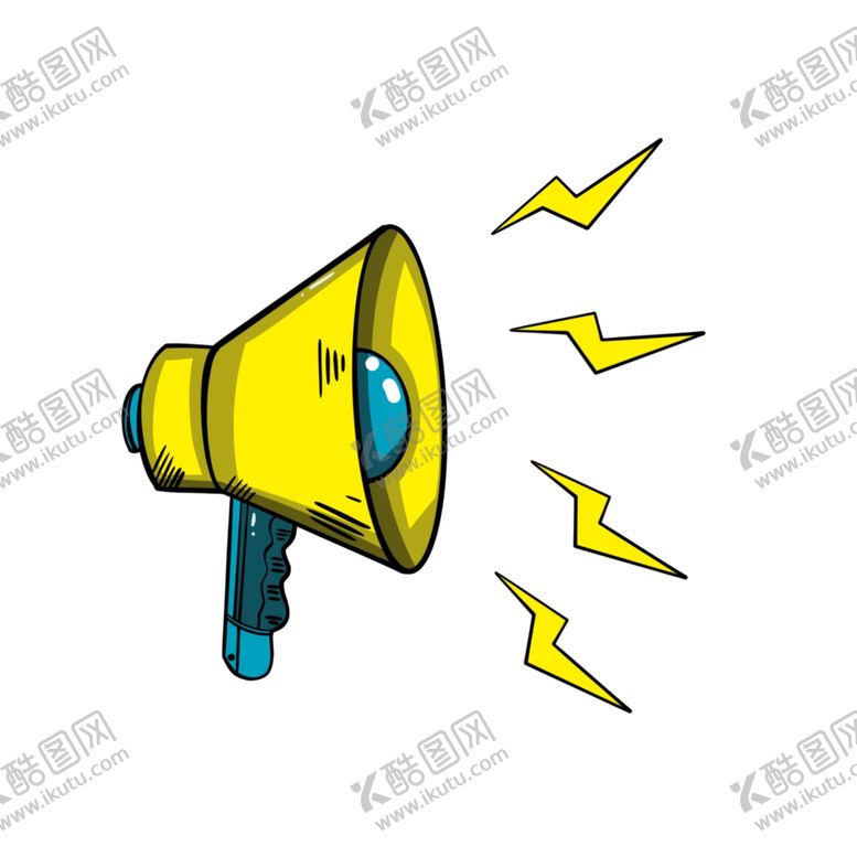 编号：28393207081417457440【酷图网】源文件下载-扬声器呼喊卡通夸张喇叭