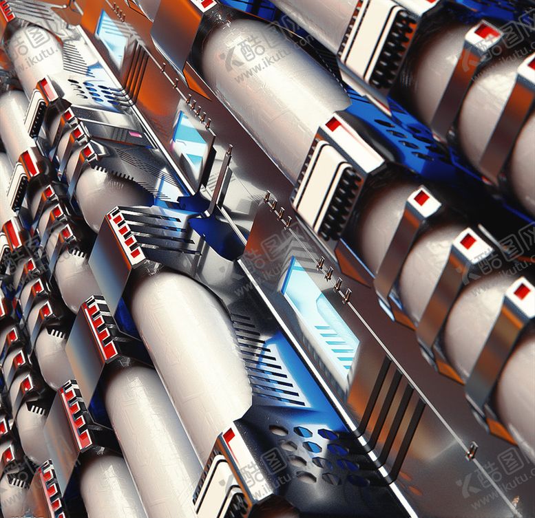 编号：34335409201145586240【酷图网】源文件下载-C4D模型空间站背景太空炫酷