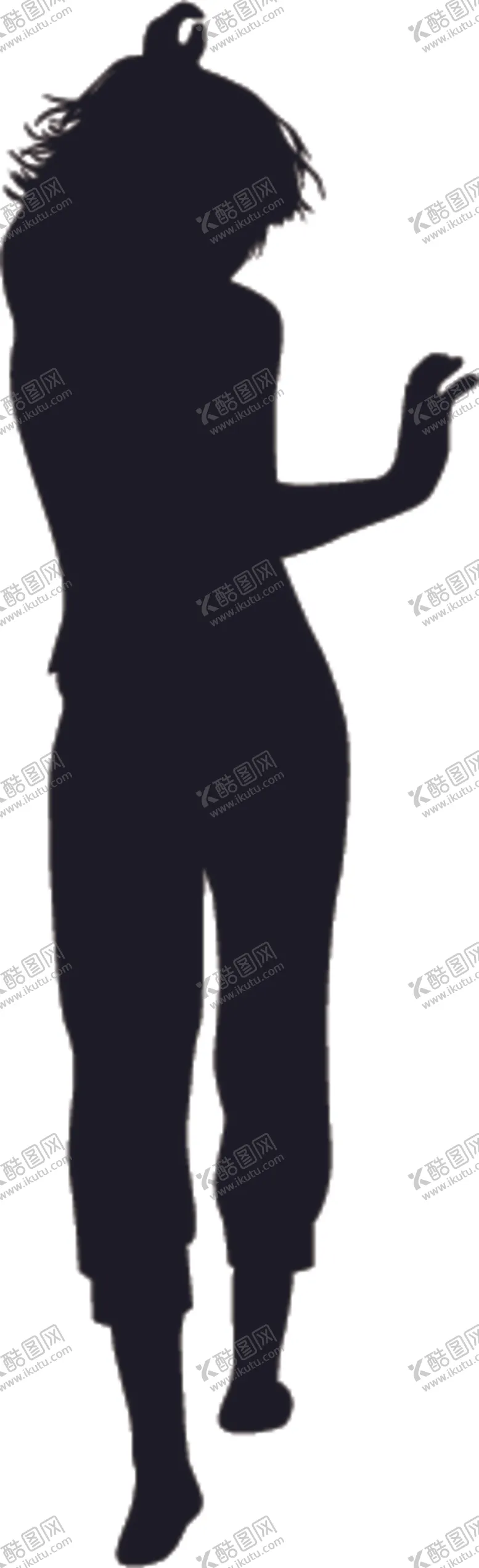 编号：15489603310111179164【酷图网】源文件下载-唱歌跳舞剪影