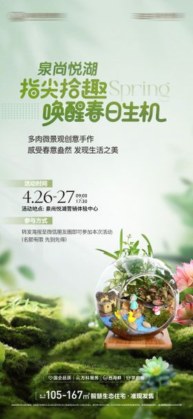 春天微景观多肉手作DIY