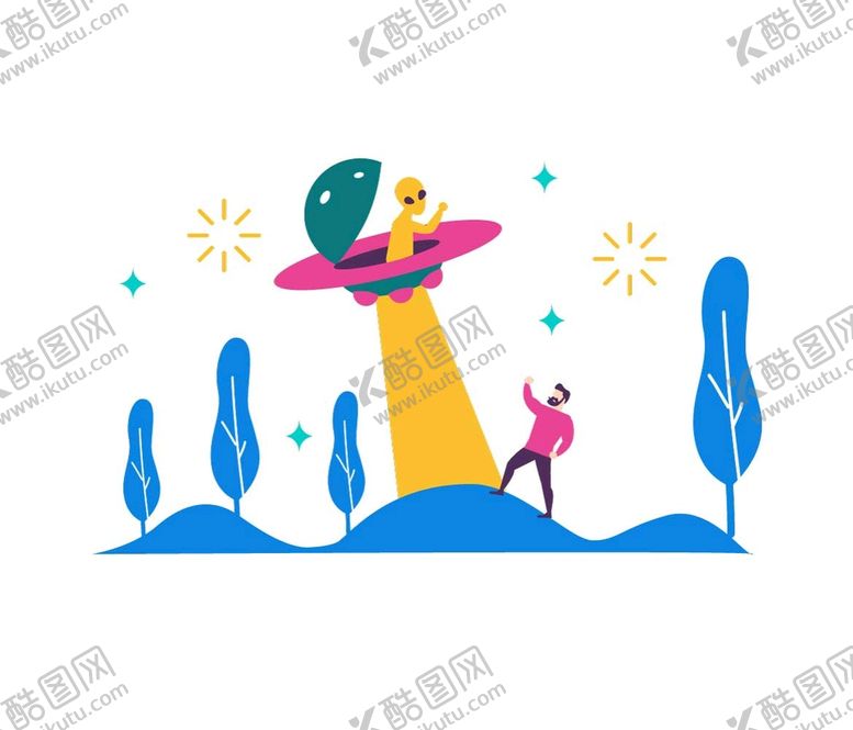 编号：75308410011312199187【酷图网】源文件下载-问候外星人