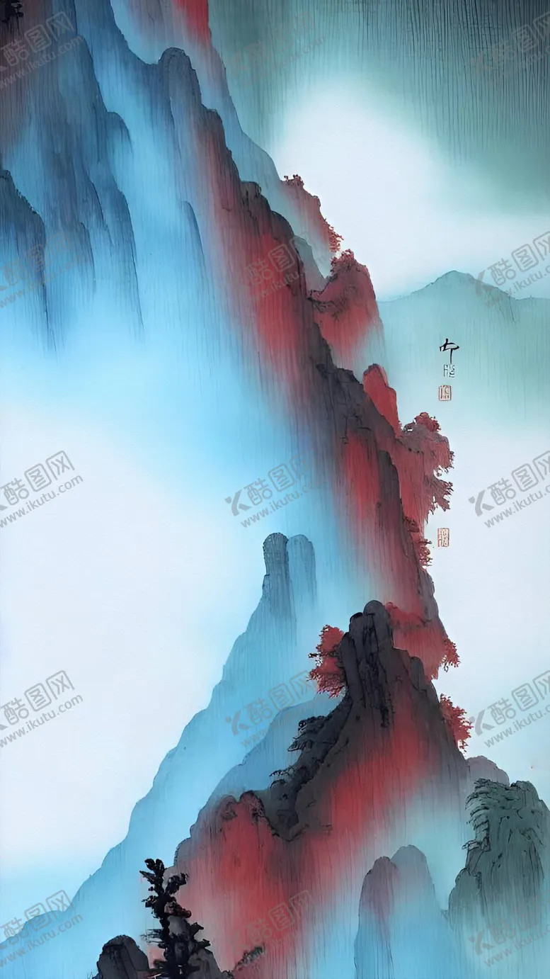 编号：54218710090117596581【酷图网】源文件下载-水墨山水