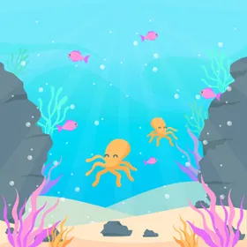 海底世界大插图洋生物