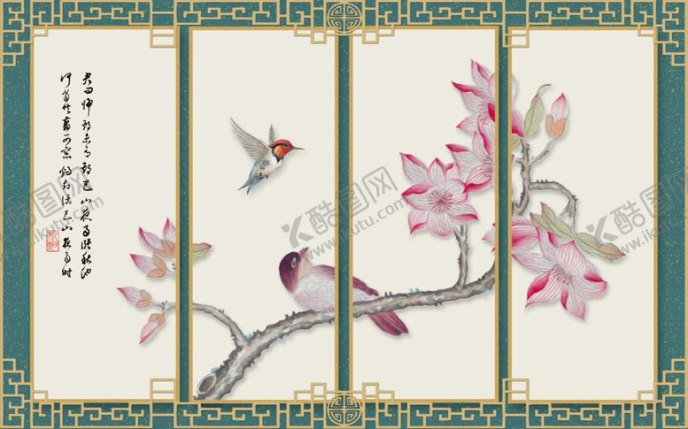 编号：84767310290210084090【酷图网】源文件下载-古风装饰画