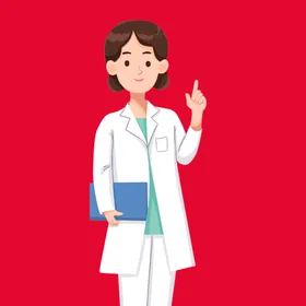 手绘医疗人物护素材