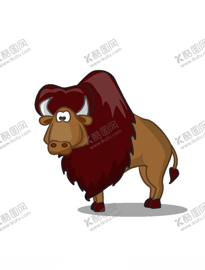 编号：89402609271523498100【酷图网】源文件下载-手绘牦牛