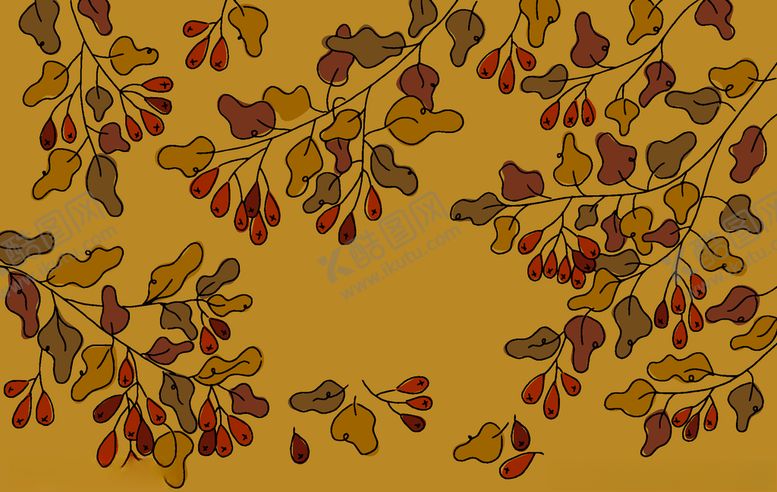 编号：71488710141118233184【酷图网】源文件下载-叶子背景