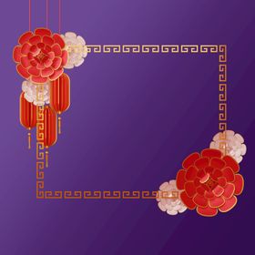 花卉装饰花纹