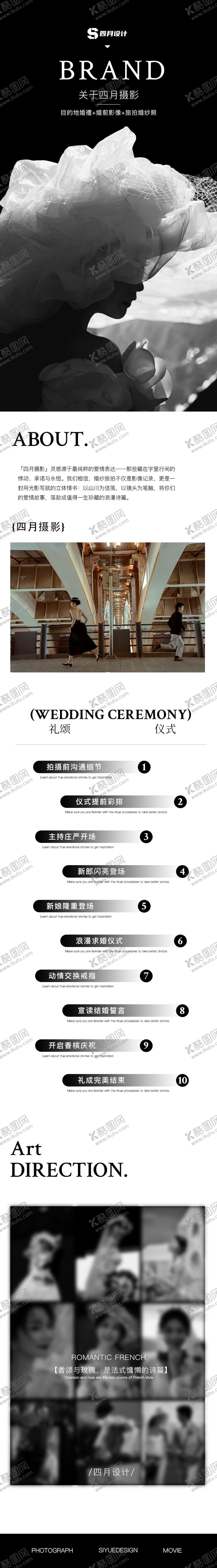 编号：64159012142128392315【酷图网】源文件下载-婚纱品牌介绍长图