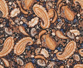 复古佩斯利花纹图案