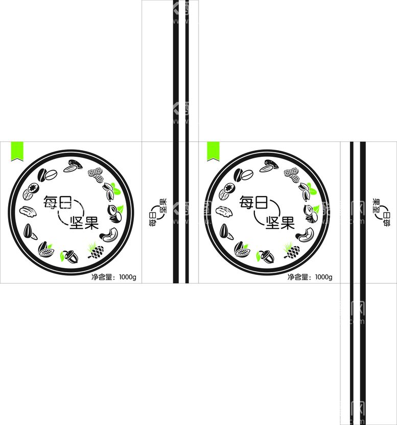 编号：92038610080934495780【酷图网】源文件下载-每日坚果包装