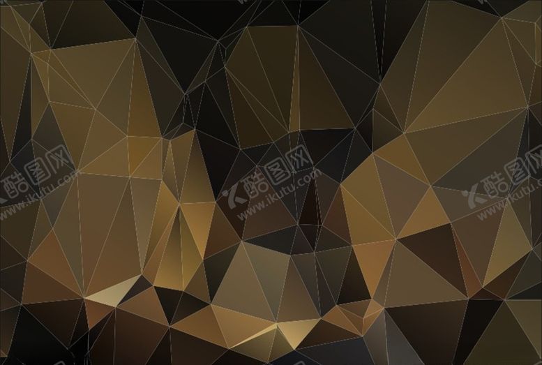 编号：45416910121344311887【酷图网】源文件下载-金色黑色菱形科技背景