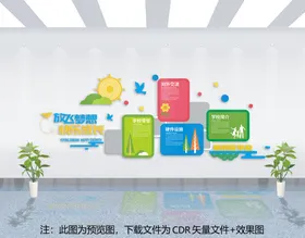 企业文化墙贴造型风采简介