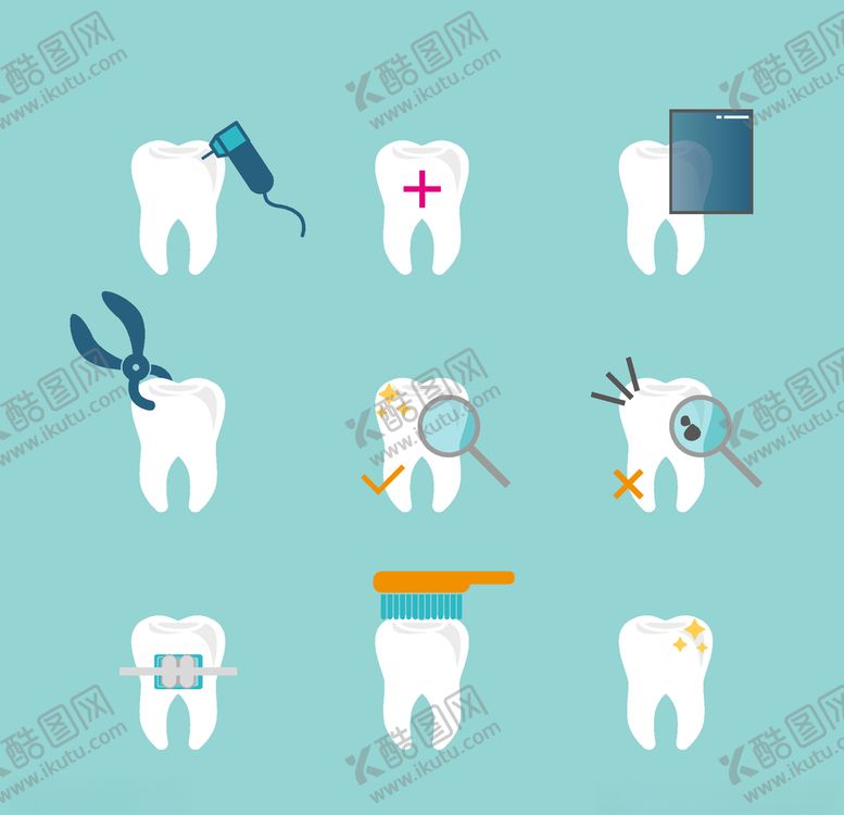 编号：85789809300615159281【酷图网】源文件下载-牙齿口腔
