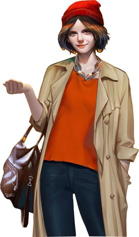 漫画人物插画合层