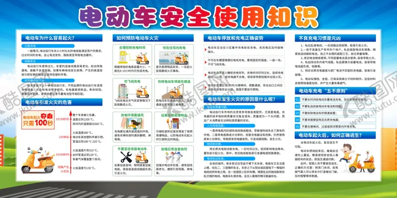 编号：91035204171218044166【酷图网】源文件下载-电动车安全使用知识